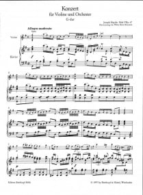 Haydn: Concerto No.2 in G for Violin published by Breitkopf