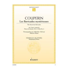 Couperin: The Mysterious Barricades for Piano published by Schott