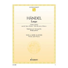 Handel: Largo from Xerxes for Viola published by Schott