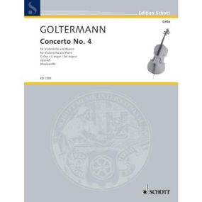 Goltermann: Concerto No 4 in G Opus 65 for Cello published by Schott