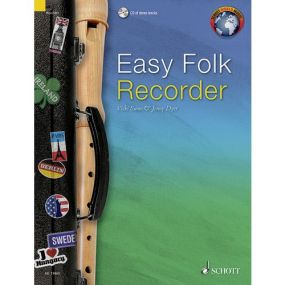 Easy Folk Recorder published by Schott (Book & CD)