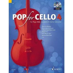 Pop for Cello 4 published by Schott (Book & CD)