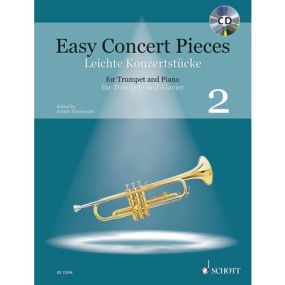 Easy Concert Pieces 2 - Trumpet published by Schott (Book & CD)