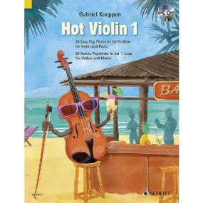 Koeppen: Hot Violin 1 published by Schott (Book & CD)