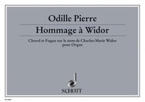 Pierre: Hommage  Widor Opus 5 for Organ published by Schott