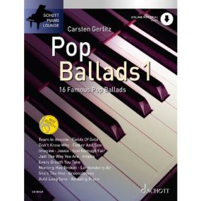 Piano Lounge: Pop Ballads published by Schott (Book/Online Audio)