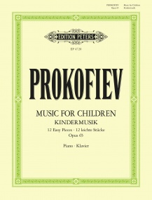 Prokofiev: Music for Children Opus 65 for Piano published by Peters