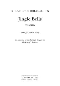 Parry: Jingle Bells SSAATTBB published by Peters