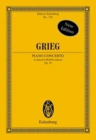 Grieg: Piano Concerto (Study Score) published by Eulenburg