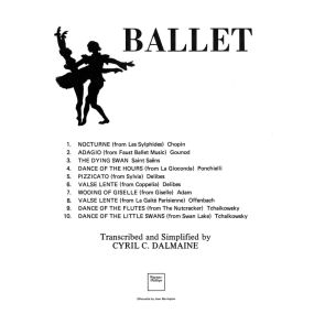 Ballet - The Silhouette Series for Piano published by Forsyth
