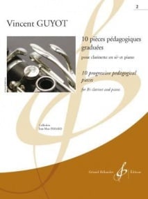 Guyot: 10 Pieces Pedagogiques Gradues for Clarinet published by Billaudot