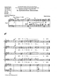 Jordan: In Splendoribus Sanctorum SATB published by Banks