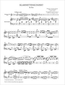 Rosetti: Concerto No.1 in Eb major for Clarinet published by Kunzelmann