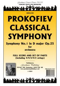 Prokofiev: Classical Symphony No 1 in D Opus 25 Orchestral Set published by Goodmusic