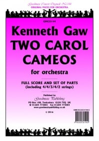 Gaw: Two Carol Cameos Orchestral Set published by Goodmusic