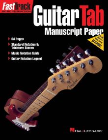 Fast Track Guitar: TAB Manscript Paper published by Hal Leonard