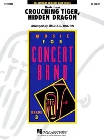 Music From Crouching Tiger, Hidden Dragon for Concert Band published by Hal Leonard - Set (Score & Parts)