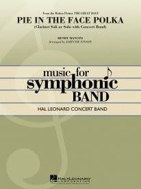 Pie In The Face Polka for Concert Band published by Hal Leonard - Set (Score & Parts)