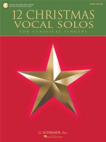 12 Christmas Vocal Solos: For Classical Singers (High) published by Schirmer (Book/Online Audio)