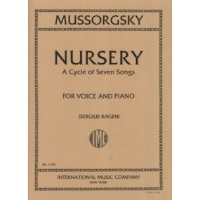 Mussorgsky: Nursery for voice published by IMC