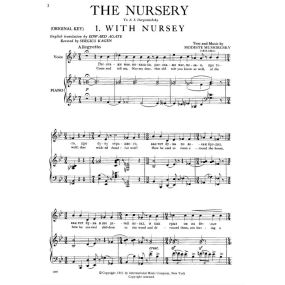 Mussorgsky: Nursery for voice published by IMC