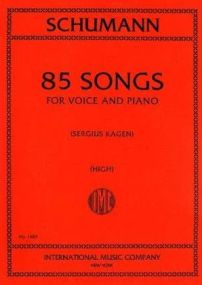 Schumann: 85 Songs for High Voice published by IMC