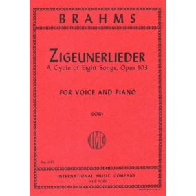 Brahms: Zigeunerlieder for Low Voice published by IMC