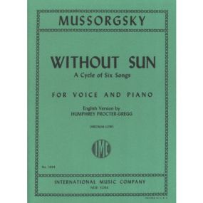 Mussorgsky: Without Sun for medium voice published by IMC