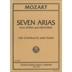 Mozart: 7 Arias from Opera & Oratorio for Contralto Voice published by IMC