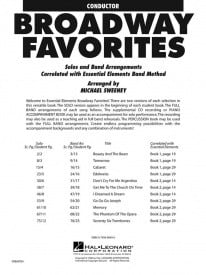 Essential Elements Broadway Favorites - Conductor published by Hal Leonard