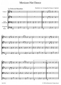 Mexican Hat Dance for Strings by Speckert published by Barenreiter