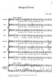 Gray: Evening Service in F Minor SATB published by Stainer and Bell