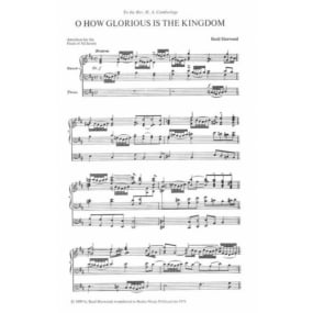 Harwood: O How Glorious Is The Kingdom SATB published by Eboracum