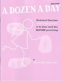 Dozen a Day Mini Book by Burnam for Piano published by Willis Music