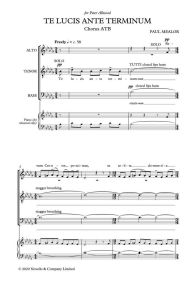 Mealor: Te Lucis Ante Terminum SATB published by Novello