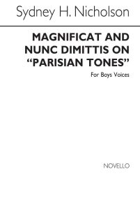 Nicholson: Magnificat And Nunc Dimittis on Parisian Tones (Boys Voices) published by Novello