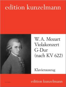 Mozart: Viola Concerto in G (after the Clarinet Concerto K622) published by Kunzelmann