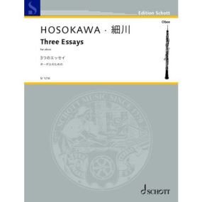Hosokawa: Three Essays for Oboe published by Schott
