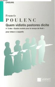 Poulenc: Quem Vidistis SATB published by Salabert