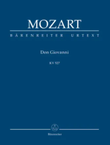 Mozart: Don Giovanni KV 527 (Study Score) published by Barenreiter