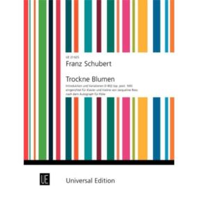 Schubert: Trockne Blumen Opus posth. 160 D 802 arranged for Violin published by Universal