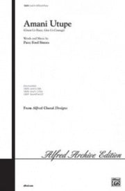 Simms: Amani Utupe SATB published by Alfred