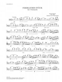 Music for 4 Cellos published by Kunzelmann