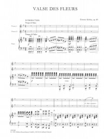 Kohler: Valse Des Fleurs for 2 Flutes & piano Opus 87 published by Kunzelmann