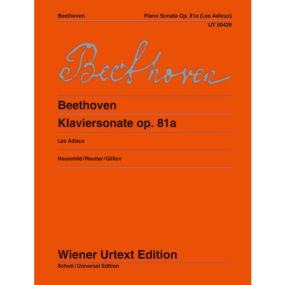 Beethoven: Piano Sonata in Eb (Les Adieux) Opus 81a published by Wiener Urtext