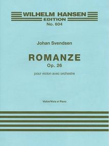 Svendsen : Romance Opus 26 for Violin or Viola published by Hansen