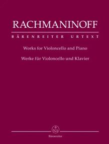 Rachmaninov: Works for Cello and Piano published by Barenreiter