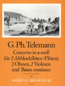 Telemann: Concerto for in A Minor (TWV 44:42) published by Amadeus