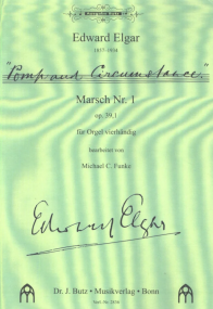 Elgar: Pomp & Circumstance March No. 1 for Organ Duet published by Butz