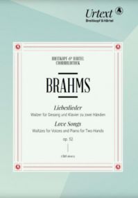 Brahms: Liebeslieder Opus 52 published by Breitkopf - Vocal Score